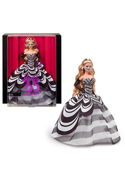 Barbie HRM58 Barbie 65.Yıl Özel Koleksiyon Bebeği - Sarışın