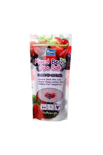 Firming, Brightening Mixed Fruit Strawberry Flavored Body Spa Salt 300 Gr