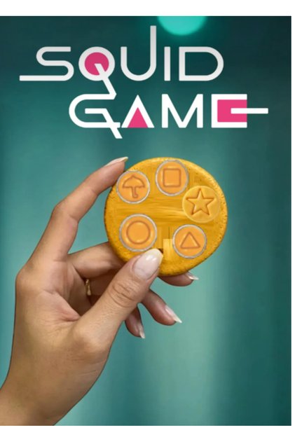Squid Game Kurabiye Şeker Oyunu - Dalgona Candy Oyun - 1 Adet