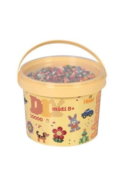 Midi Beads - 10,000 Pieces Bucket, 22 Colors
