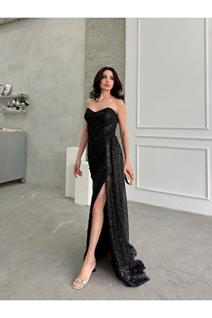 black strapless sweetheart dress Ginger Strapless Sweetheart Mini Dress Black