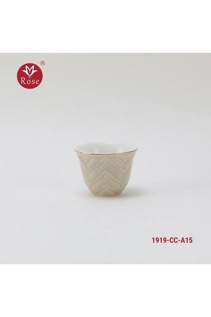 CR-1919 - 12-Piece Rose Porcelain Arabic Coffee Cup Set