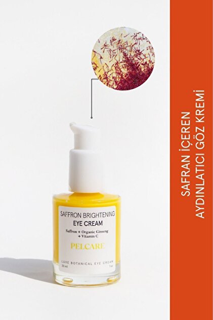 Pelcare SAFFRON BRIGHTENING EYE CREAM - AYDINLATICI GÖZ KREMİ