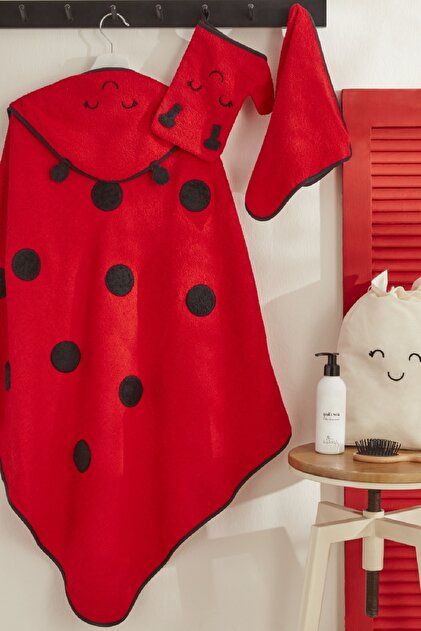 Karaca Home Bebek Little Ladybug Havlu Kundak Kese Set - Fiyatı