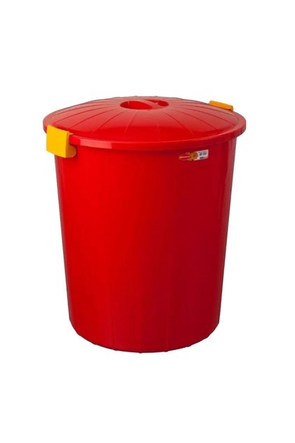 Çöp Kovası Yuvarlak Battal 60lt.ekstra