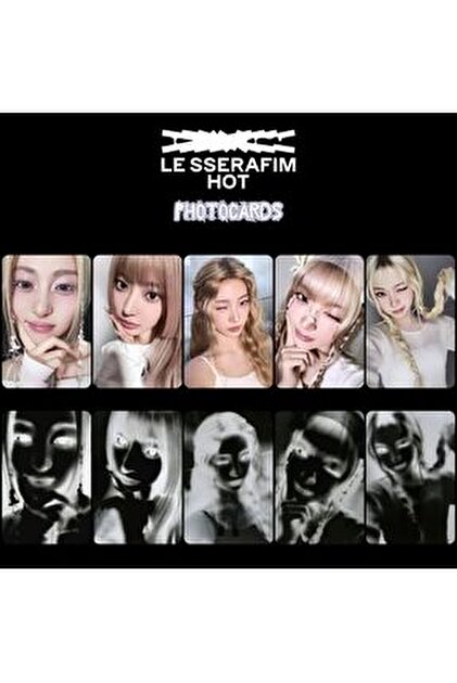 Kpop Dünyasi LE SSERAFIM '' Easy '' Sheer Myrrh ver. PC Set