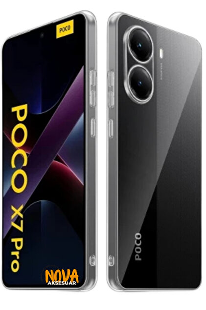 cepmoda POCO X7 PRO şeffaf KILIF | Saydam ince yumuşak transparent