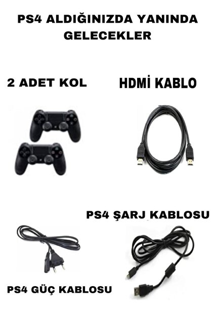PS4Pro 1TB 直差しセット F5Bilgisayar Ps4 Pro 1tb 2 Kol 20 Dijital Oyun 11,00 Kırık Model 6