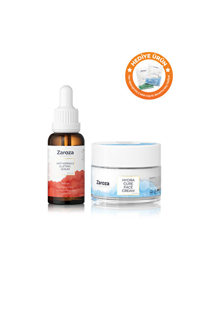ZAROZA Hydra Cure Nemlendirici Krem + Retinol Serum Seti | Yoğun