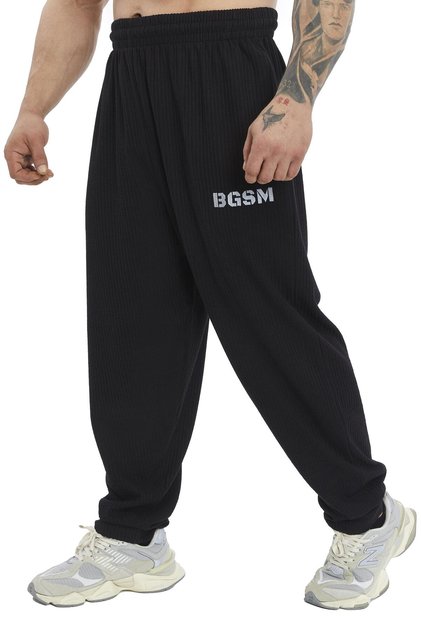 Men's Loose Fit Sweatpants Embroidered Sports Pants Bgsm Pnt1415