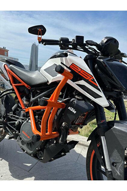 KTM Duke 125&250&390 Ön Koruma Demiri Uyumlu (2017&2023) Turuncu