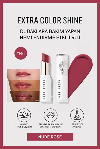 bobbi Bobbi Brown Extra Color Shine Nemlendirici Balm Etkili Ruj - Nude