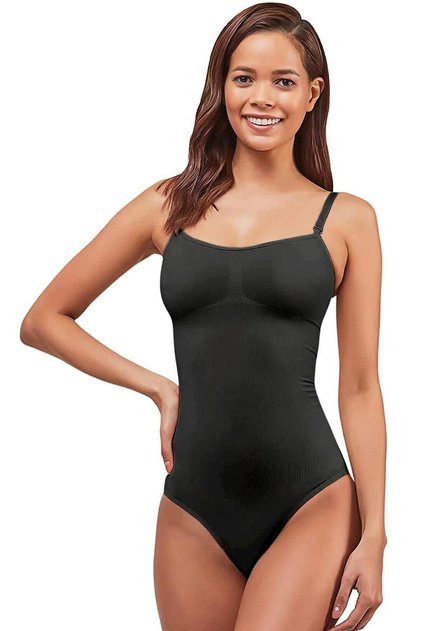 K-14-876 Women's Size Reducing Slip Body Corset with Rope Strap