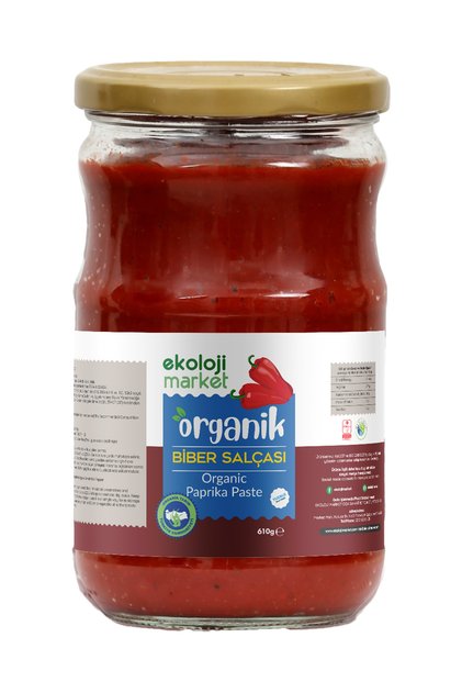 Organik Biber Salçası Tuzsuz 610 gr