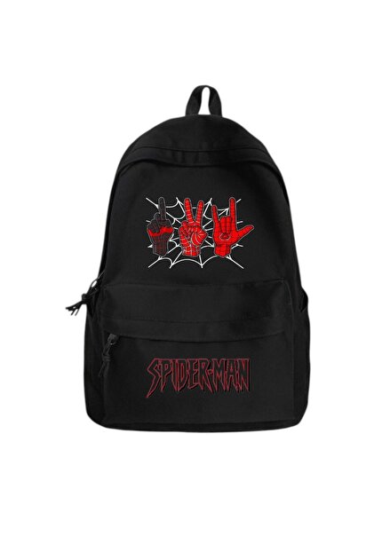 Spider-Man Punk Double Printed School, Classroom, Course Backpack