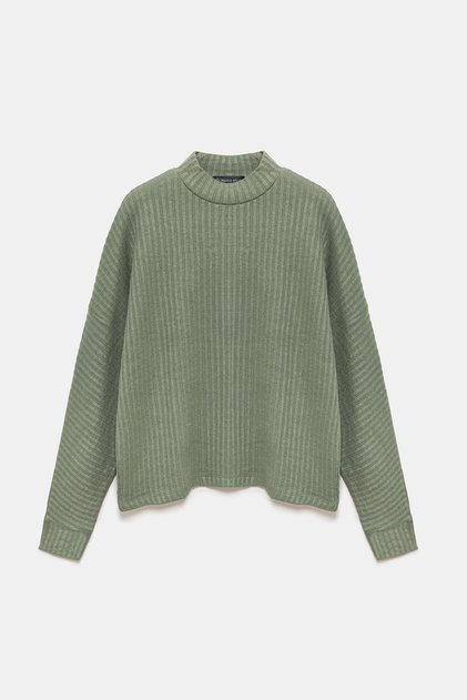 Women's Velvet Embossed Blouse Turtleneck Long Sleeve