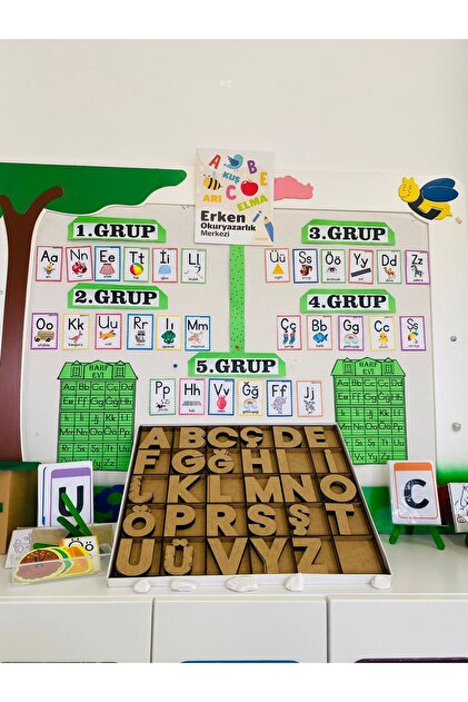 Wooden Painting Alphabet Set