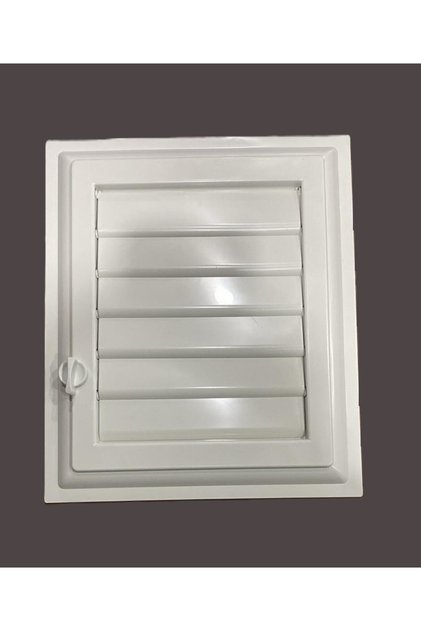 Culvert Plastic Bathroom Wc Ventilation Grille Superficial Movable Shutter 30X40 cm Adjustable
