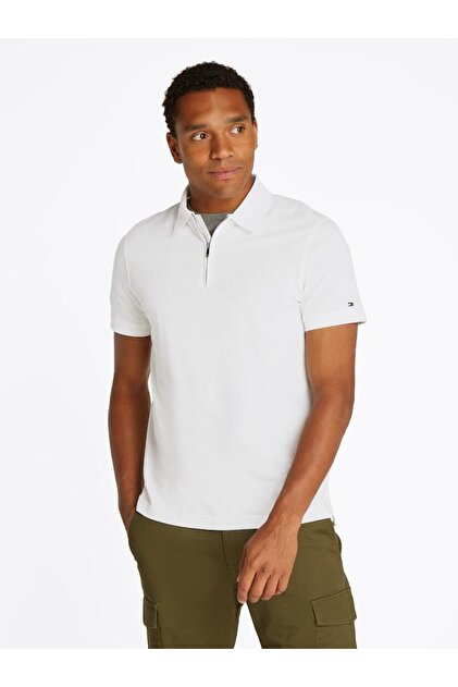 Tommy Hilfiger Erkek DC PERFORMANCE ZIP POLO Polo T-Shirt - Fiyatı