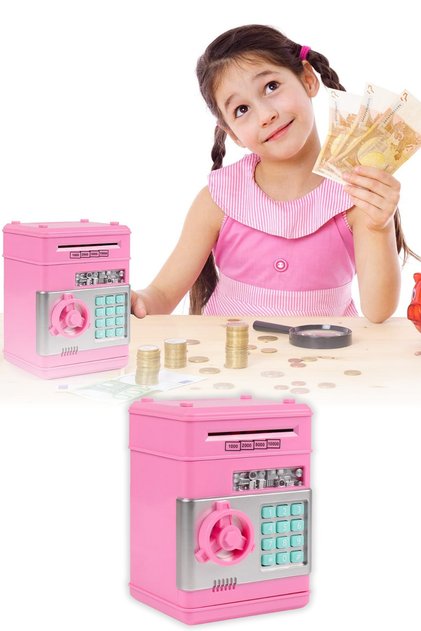 Pametna kasica u obliku bankomata i mini banka sa lozinkom i digitalnim sefom