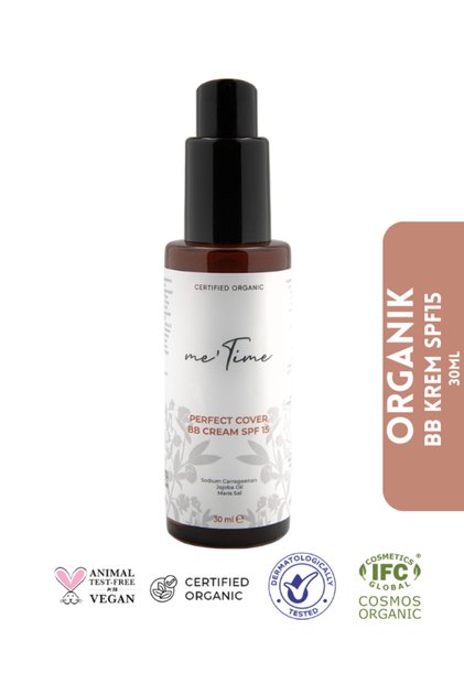 Organik Bb Krem Spf15 Orta Ton | Kusursuz Kapatıcılık 30ml