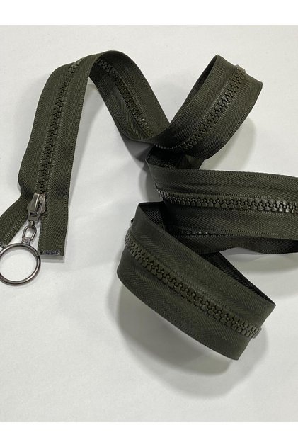 Coat Coat - Zipper 95 Cm, Dark Khaki