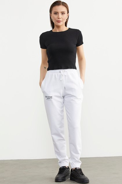 Jogger Sweatpants - White