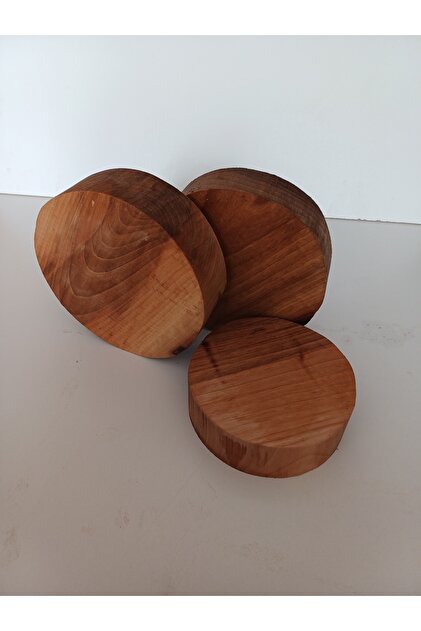 oliveforestwood Ceviz Ağacı Takozu (3 ADET-TORNA YAPILABİLİR
