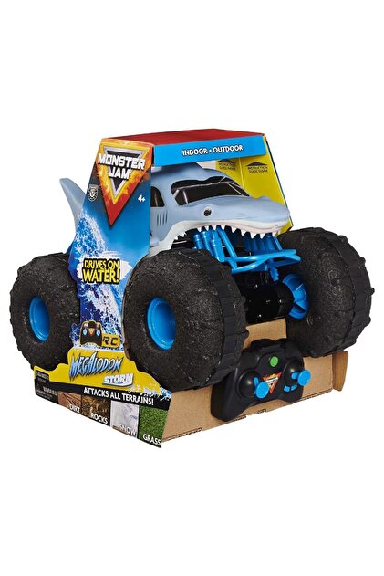 Monster Jam 1:15 Megalodon Storm All-Terrain Rc Usb Şarj 2.4 Ghz