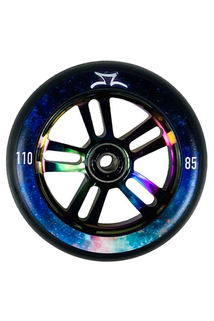 AO Nebula 110mm 85A Oilslick Titen Abec 9 Rulmanlı Scooter Tekerleği