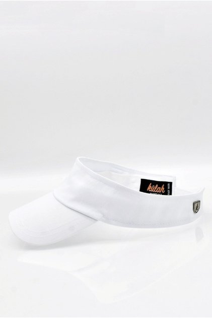 Women's White Tennis Visor Cap Summer Sports Beach Hat
