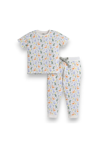 - All-Over Printed T-shirt and Pyjama Set