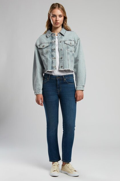 Freya Women's 100% Cotton Jean Jacket Denim