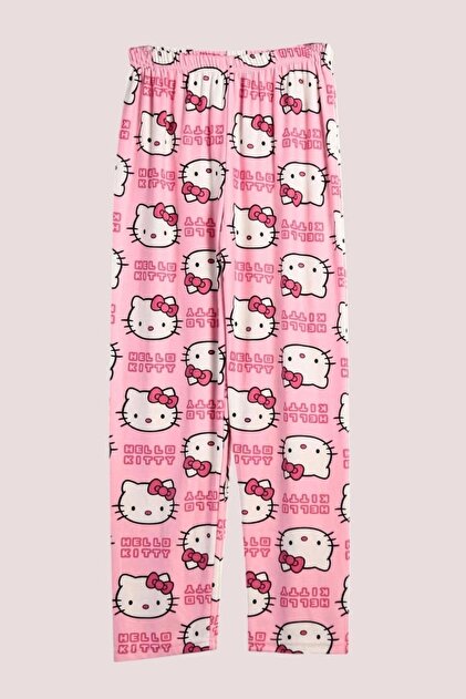 1blood Hello Kitty Pajamas Unisex Bottom-Top T-Shirt Tracksuit Set
