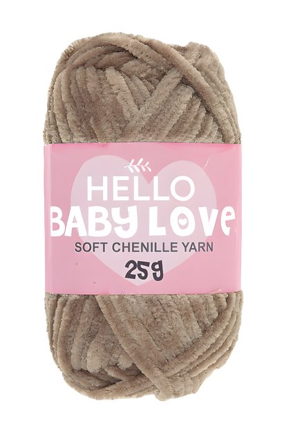 Baby Love Chenille Velvet Punch Yarn 25 g