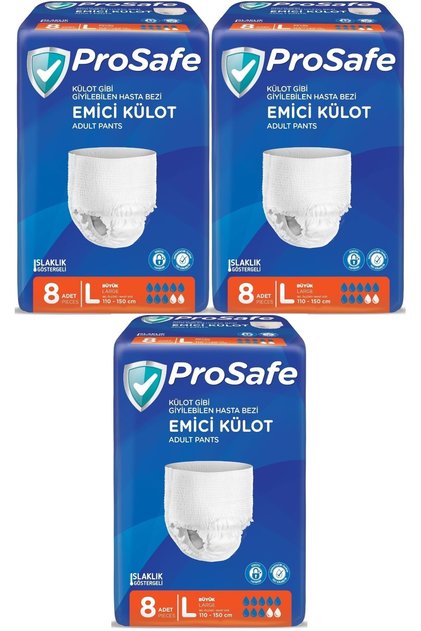 Emici Külot Hasta Bezi Büyük-Large 24 Adet (3PK*8)