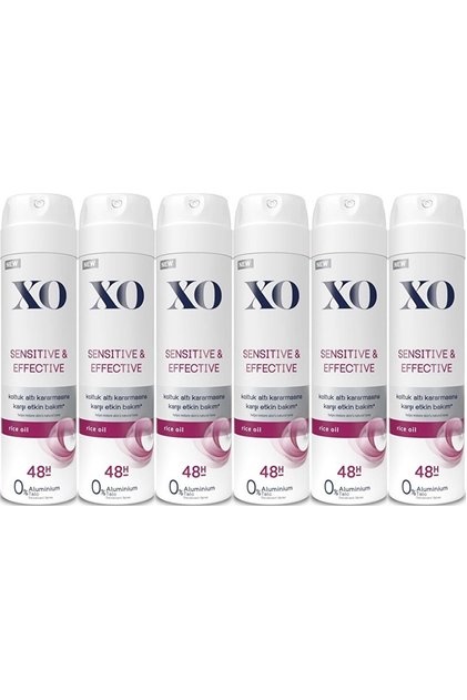 Deodorant 150ML Women-Kadın Sensitive & Effective (6 Lı Set)