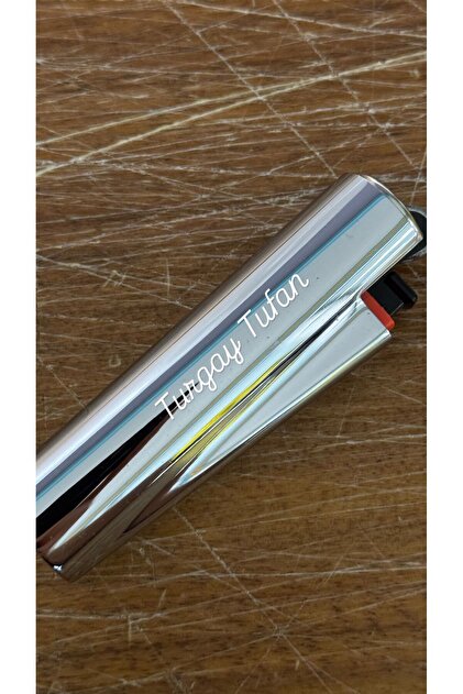 Kişiye özel isim baskılı metal kılıflı Clipper model çakmak