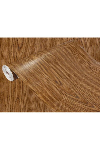 349-8047 Ahşap Meşe Desen Yapışkanlı Folyo (67,5CM X 1MT)
