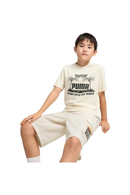 Tricou Puma Mid90s Graphic Tee Iii B, Bej, Copii