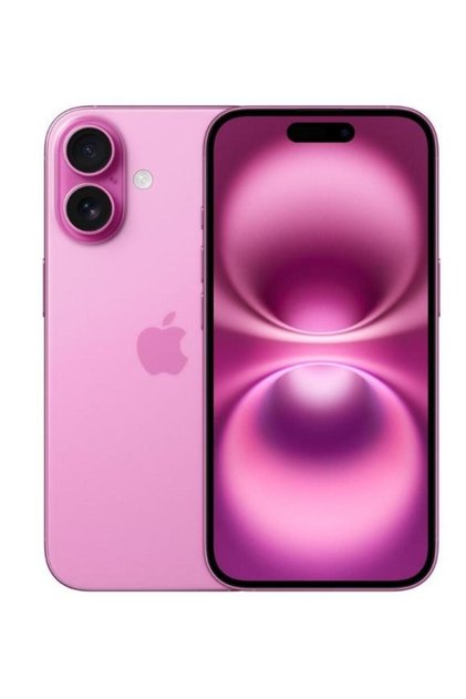 Mobilný telefón Apple iPhone 16, Super Retina XDR OLED 6.1", 128 GB, Wi-Fi, 5G, iOS (ružový)