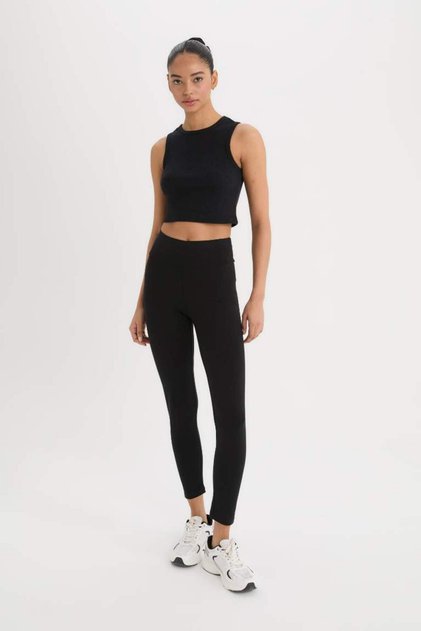 Black Women's Leggings Z6327Az/Bk81