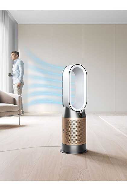 DYSON Purifier Hot+Cool HP2 De-NOx Hava Temizleyici (Beyaz/Altın
