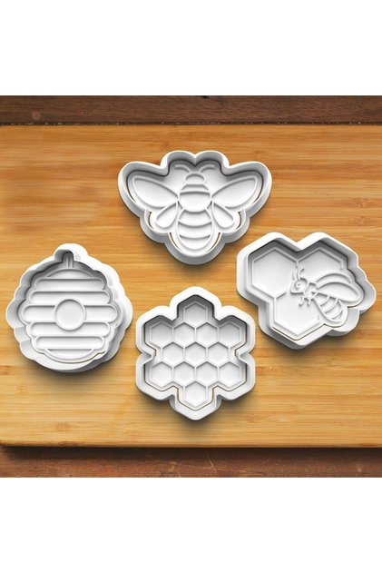 Honey Bee Cookie Mold and Sugar Dough Mold Set
