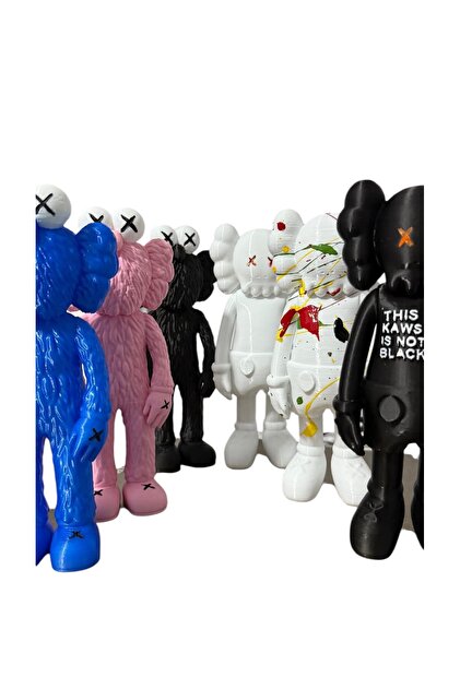 Arsdcraft KAWS Tarzı 6'lı Dekoratif Koleksiyon Figürü - 20 cm