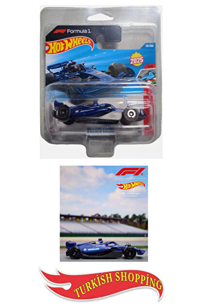 HOT WHEELS 2025 Case 1:64 Ölçek Formula 1 Williams Racing Lisanslı