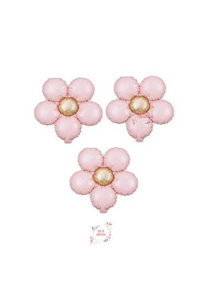 Best Bal10 3 Pieces Retro Pink Color Daisy Foil Balloon