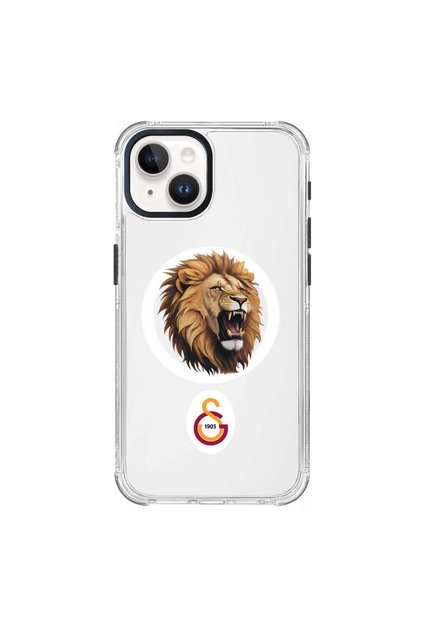 Galatasaray Lion Roar Crest Magsafe Licensed Phone Case Compatible with iPhone 15