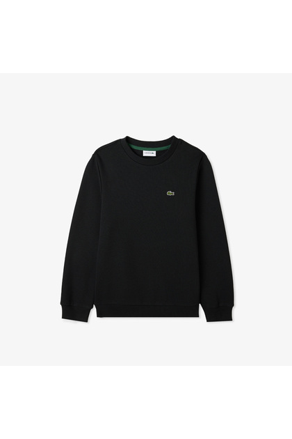 Çocuk Bisiklet Yaka Siyah Sweatshirt