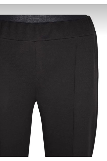 Women's Elastic Waist, Front Stitched, Pocketed Thin Combed Cotton Pants